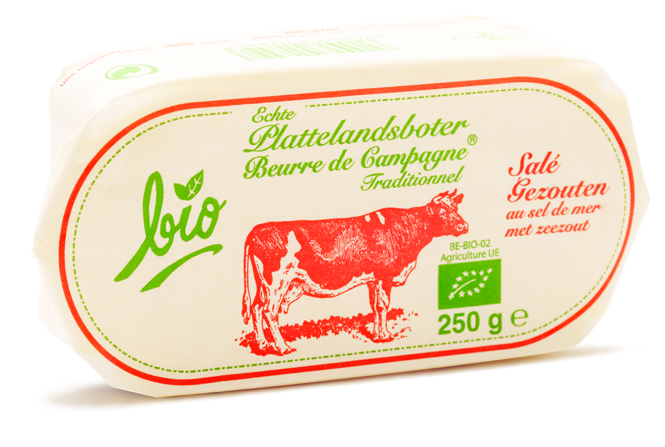 Rochefort Plattelands boter gezouten bio 250g